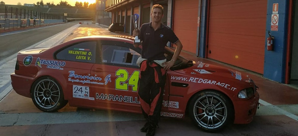 Il pilota trentino Omar Valentini al via della Time Attack Serie con Maranello Corse